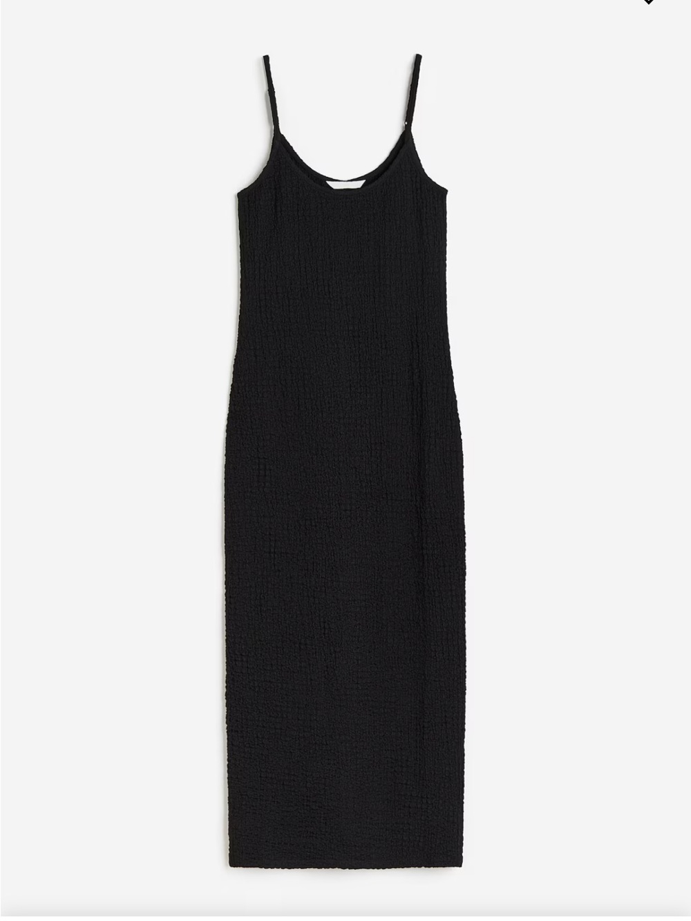 H&M CRINKLED JERSEY DRESS